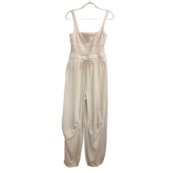 New Free People Movement In Bound Onesie In Blush Pink Women’s Size Medium - Picture 5 of 14